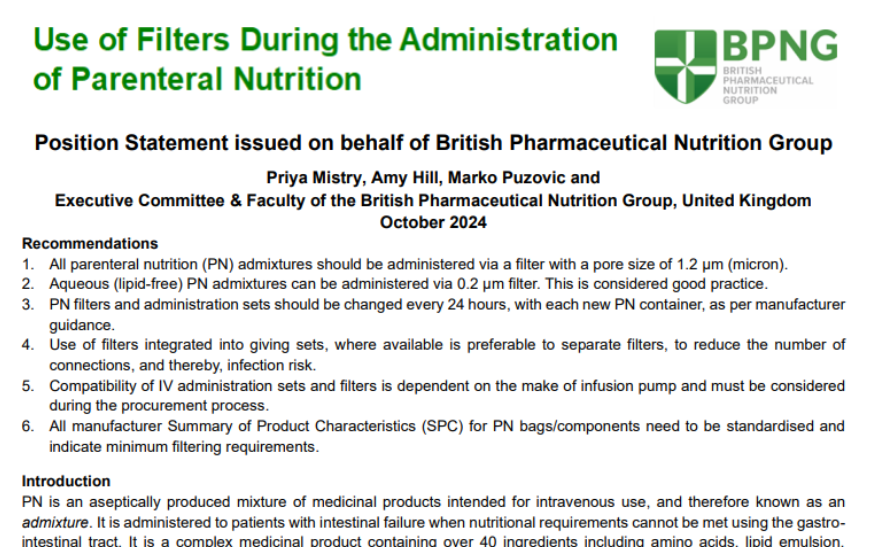 Bpng Position Statement